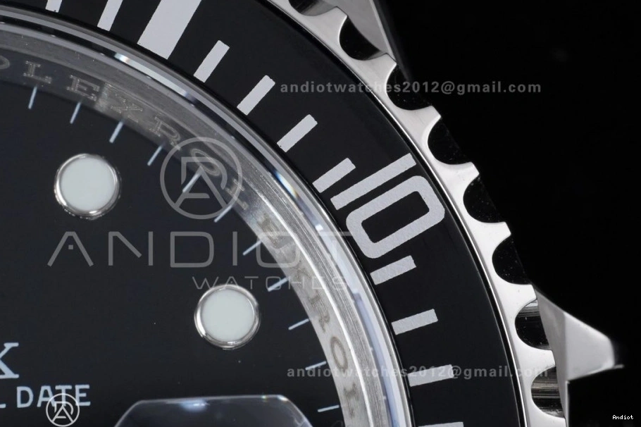 1:1 Steel Bracelet SS on LN SH3135 16610 Black Submariner 904L TMF Edition Best 0122